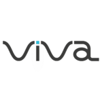 Viva vix pingo azul fundo branco